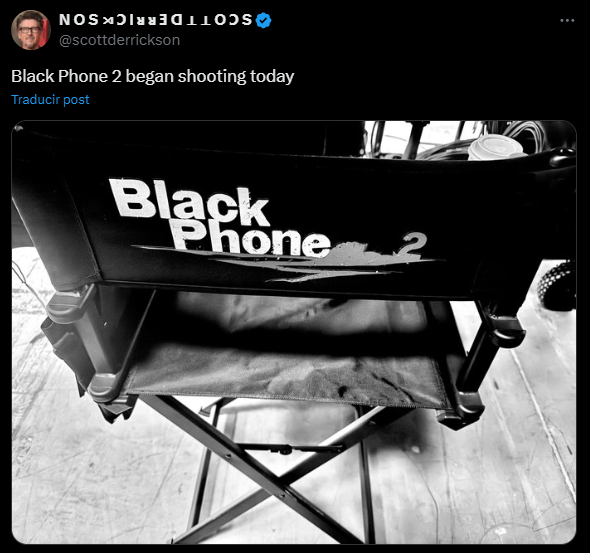 Scott Derrickson confirma el inicio de la producción de 'Black Phone 2' -  bitacorascinefilas.com